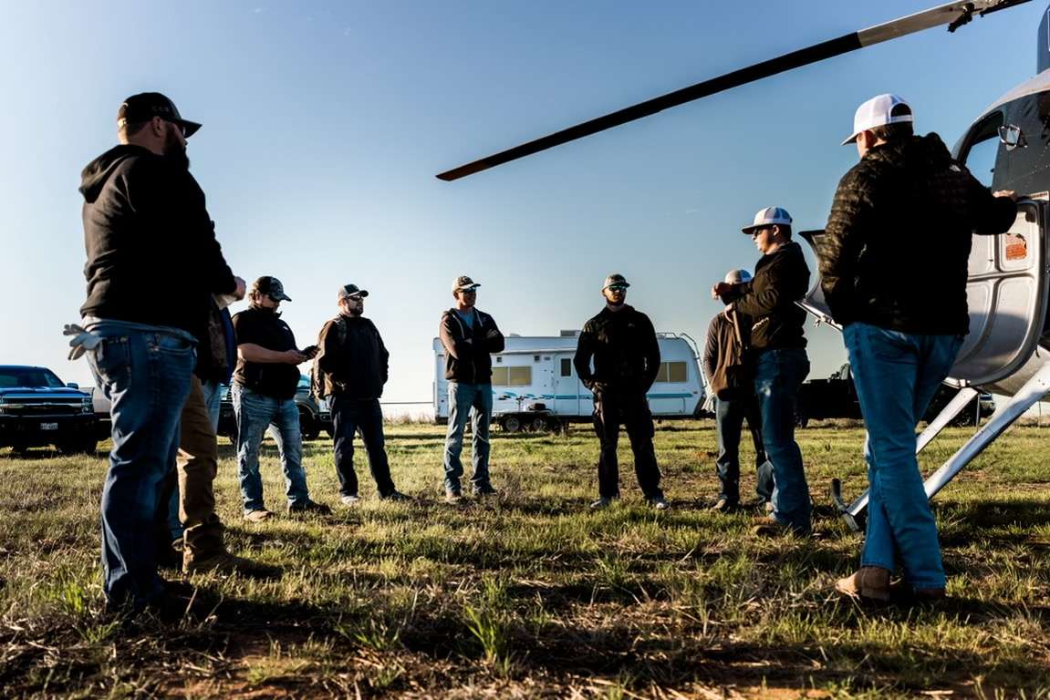 Helicopter Hog Hunting
